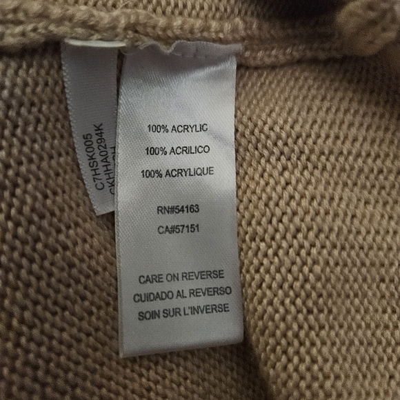 Calvin Klein Blush Pink Cowl Sweater, Size XL. Valentine's Day - Picture 3 of 5